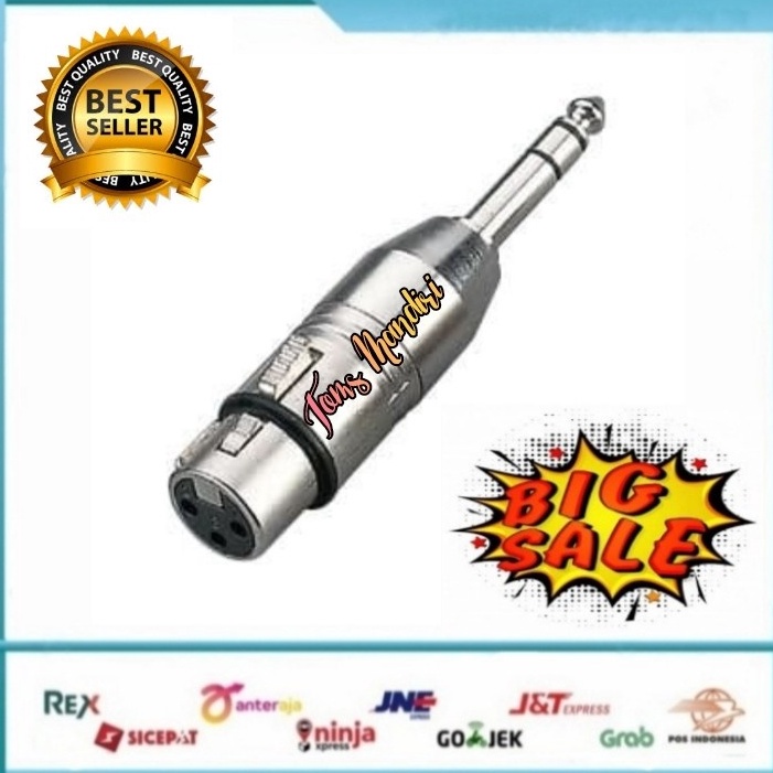 TERLARIZZZ XLR Female to Akai 635mm Male Stereo