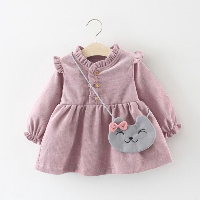 INCESSBABY Baju Dress Anak Dress Korea Anak Perempuan Gaun Bayi Dres Bayi Perempuan Import Dress Ana