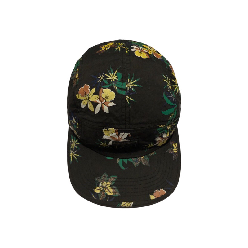 Obey floral 5 panel camp cap