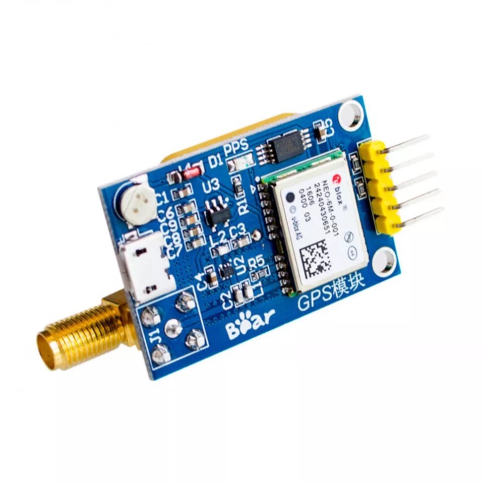 GPS Ublox NEO 6M 7M 8M M8N V2 Dual Antenna Module - AIFRobotic