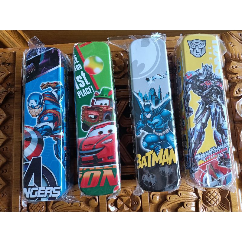 

tempat pensil || tepak seng plat motif cowok kode 813 murah
