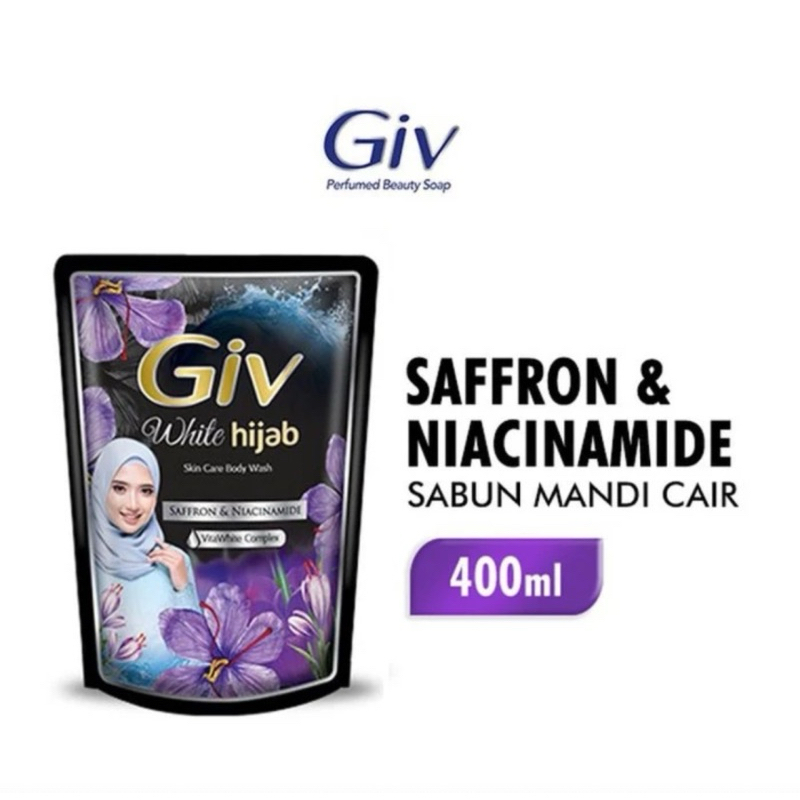 Sabun Cair Giv Saffron & Niacinamide 400ml