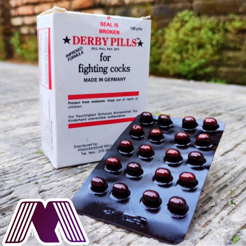 PIL DERBY DERBI PILLS PILL Pencegah Pendarahan Perdarahan Ayam Tarung Aduan 20 pil