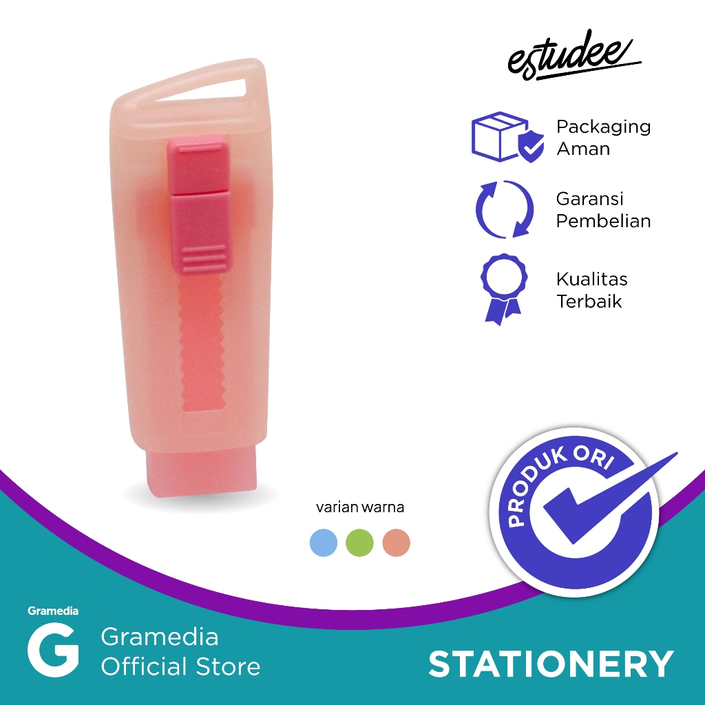 

Estudee Push&Pull Eraser Es-H258 Pink