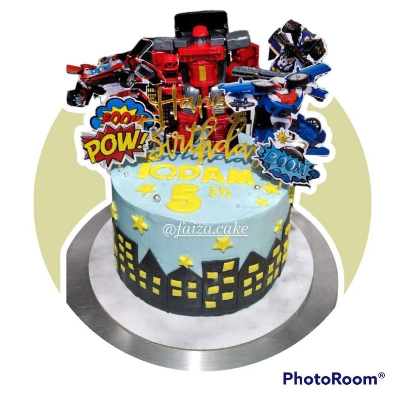 

cake ulang tahun Transformer