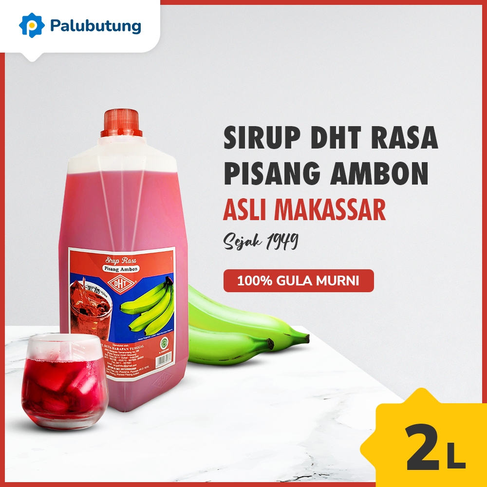 

PALUBUTUNG - Sirup DHT Pisang Ambon Asli Makassar 2 Liter - Sirup Pisang Ambon Khas Makassar