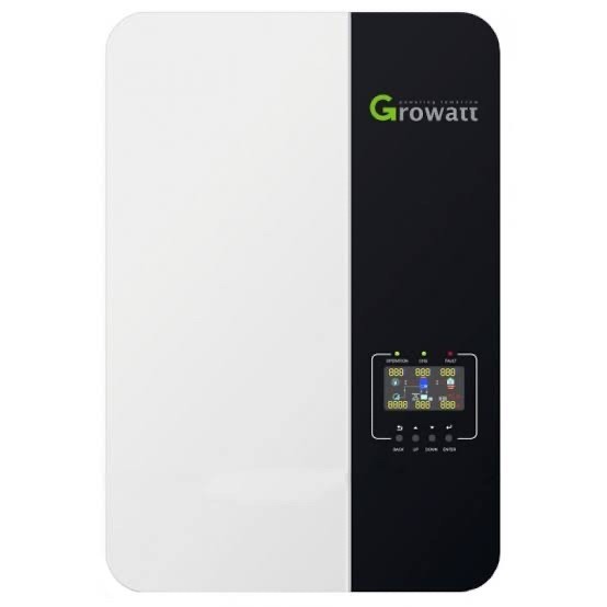 Inverter Hybrid Off Grid Growatt 5000W SPF 5000 ES Solar Charge