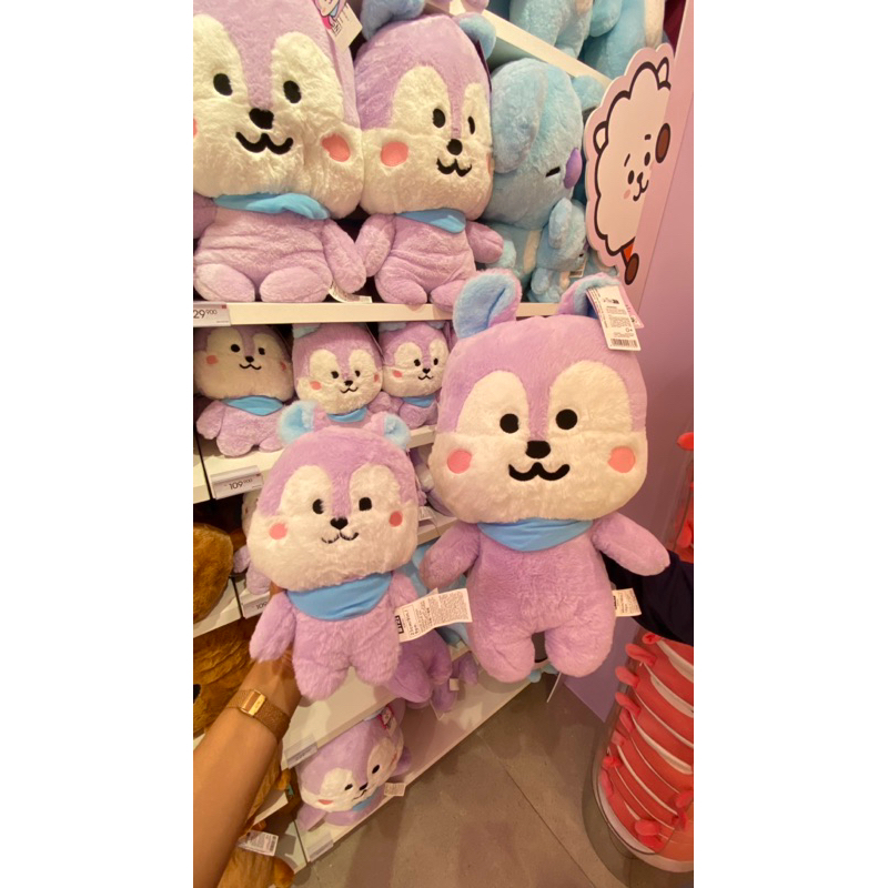 Miniso x BT21!! Boneka BT21 MANG SHOOKY TATA KOYA CHIMMY COOKY RJ
