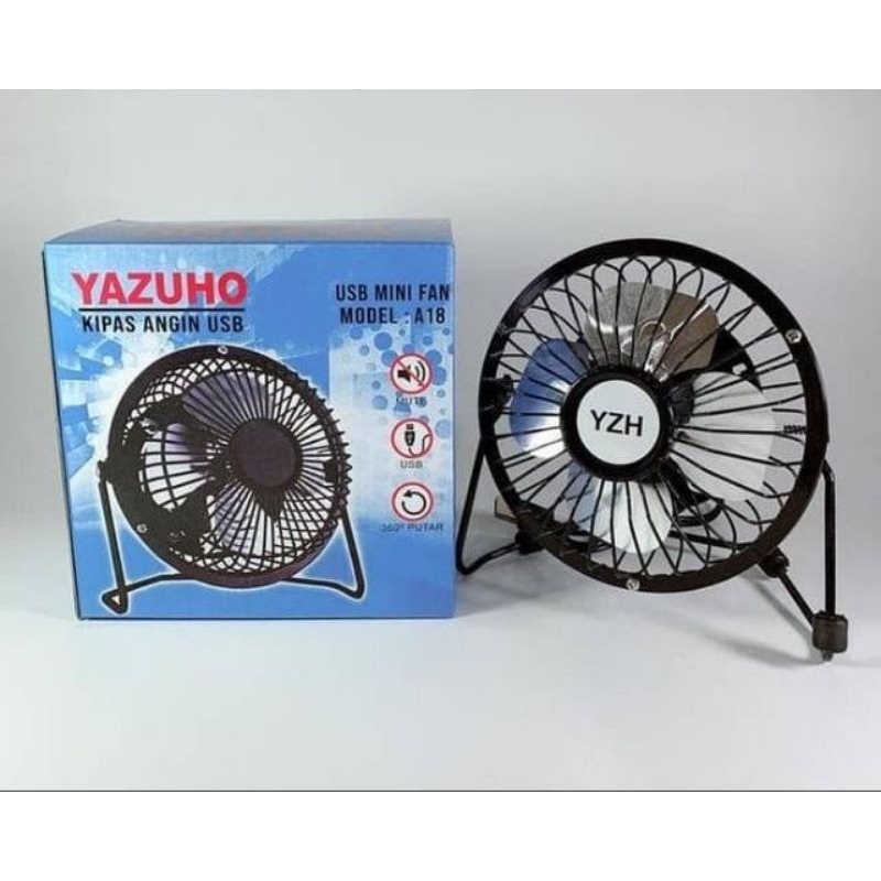 Kipas Angin Besi Mini Usb Mini Fan Portable Usb Yazuho
