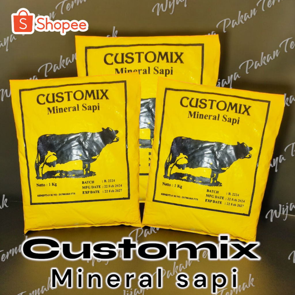 Customix Sapi / untuk Memperlancar Susu Sapi / Vitamin Sapi / Mineral Sapi WJYPKNTRN