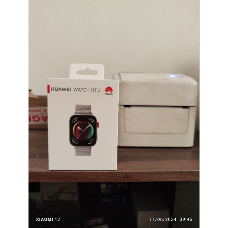 Huawei Watch Fit 3 Grey NFC Edition garansi resmi New