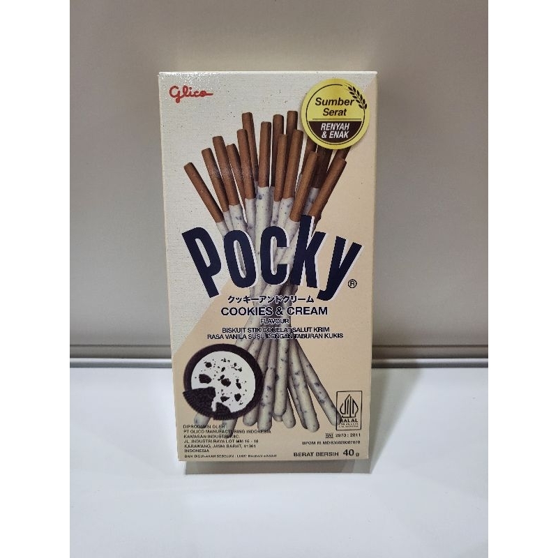 

POCKY COOKIES&CREAM FLAVOUR 40gr