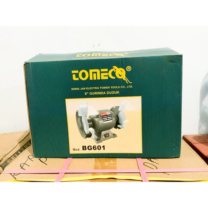 Bench Grinder / Mesin Gerinda Duduk Tomeco 6 inchi