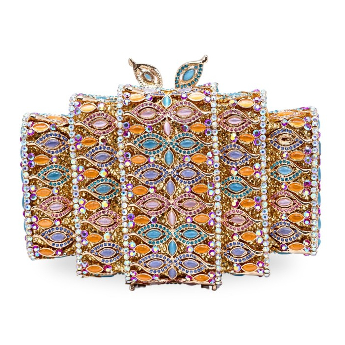 Waiwai Tas Pesta Mewah CR1336 Crystal Clutch