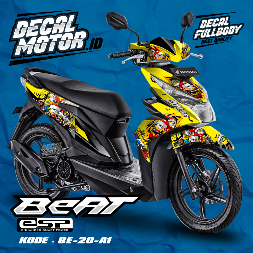 Sticker Decal Beat Esp Racing Variasi bisa request - DECAL full body beat esp -BE