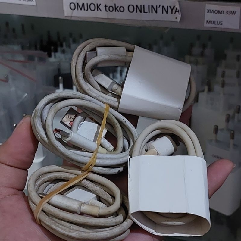 Kabel data Xiaomi 6A ori bekas copotan 67W max 120w original 10000% mines nguning parah