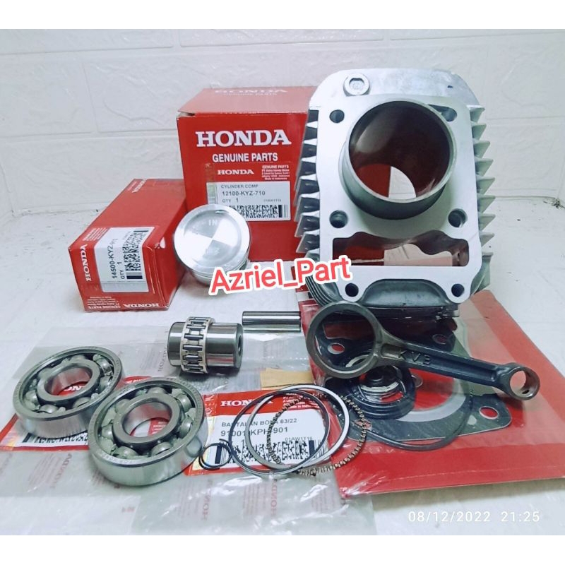 Paket Blok Seher KYZ + Stang Seher Paketan Honda Supra X 125 Fi Supra X 125 Helm Injeksi Blade New 1