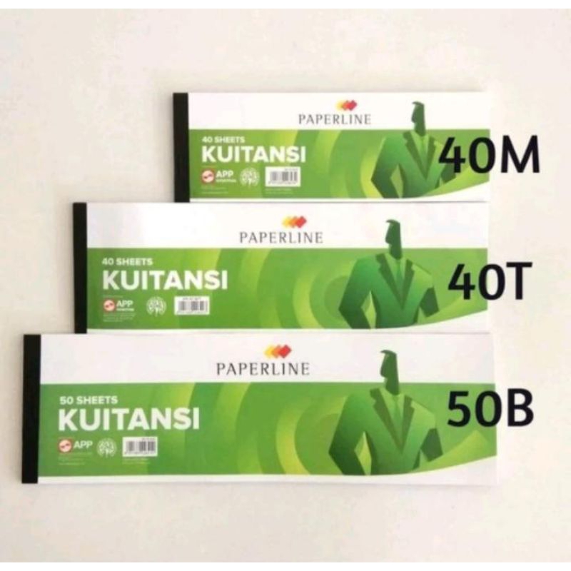 

Paperline buku kwitansi Kecil / Tanggung / Besar