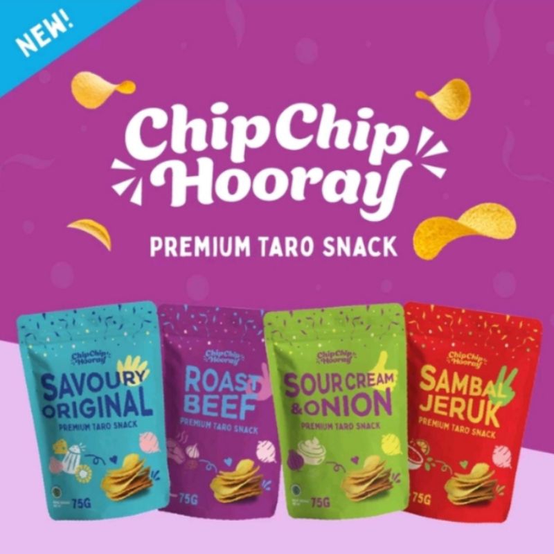 

Keripik Talas Chip Horay No MSG 75g