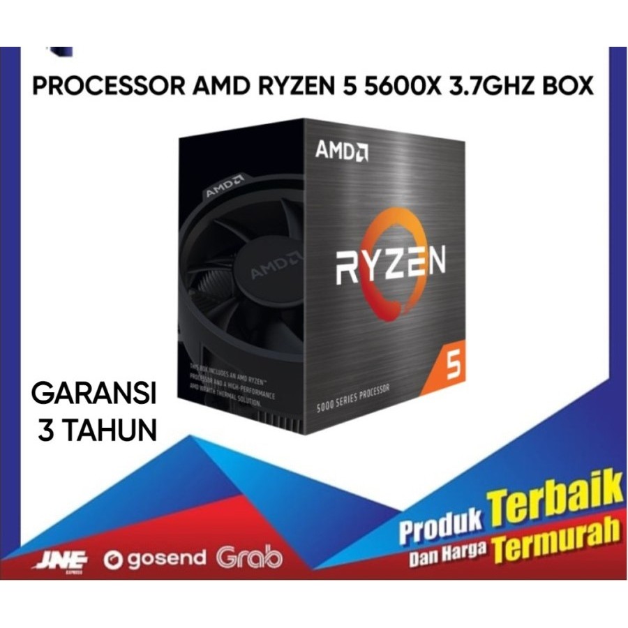 PROCESSOR AMD RYZEN 5 5600X 4.6GHz BOX