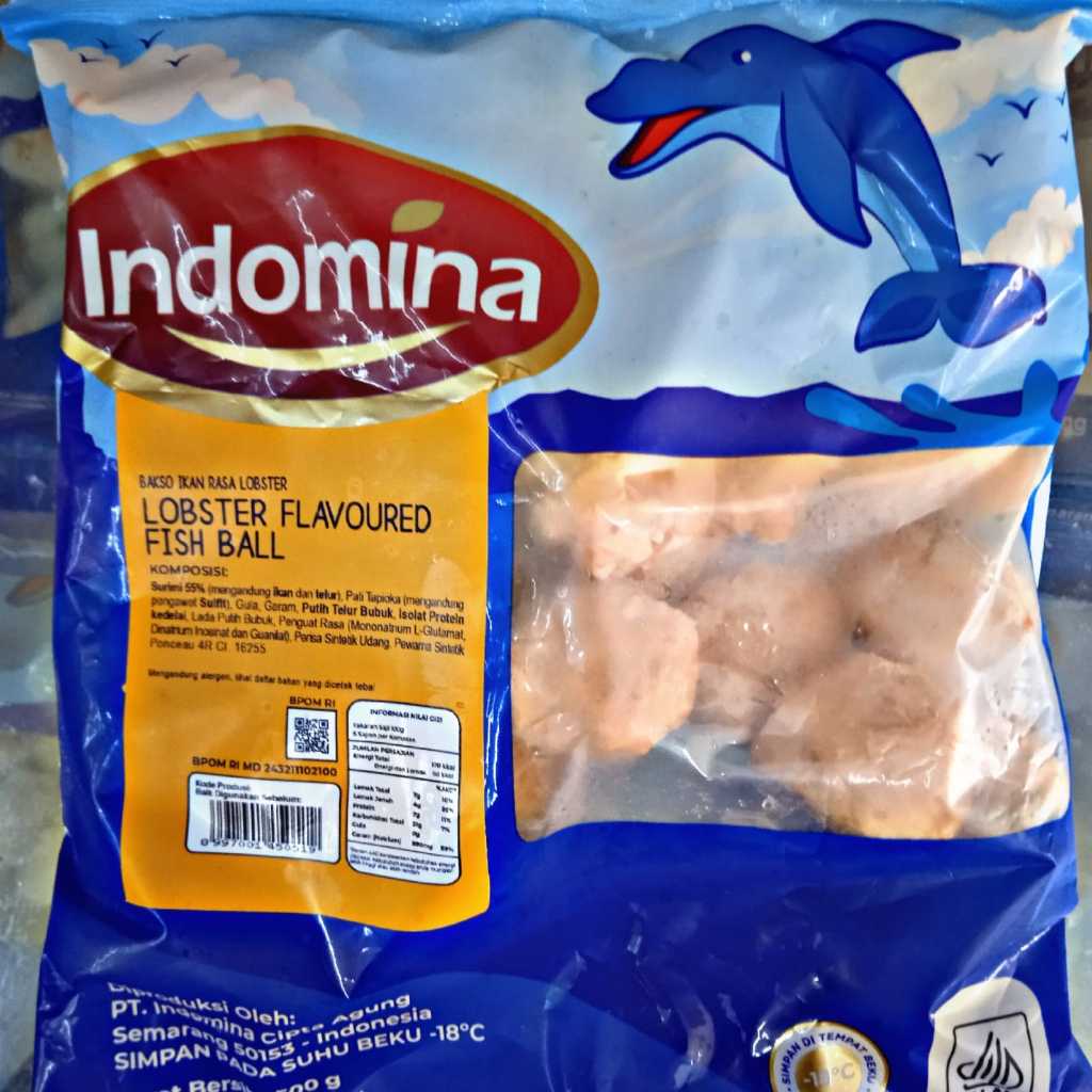 

INDOMINA Lobster Flavoured Fish Ball 500 gr