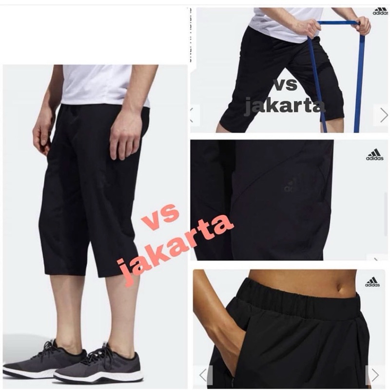 celana training pendek adidas (sisa ekspor)