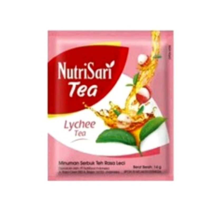 

NutriSari Leci Tea 1 renceng isi 10 sachet NutriSari Lychee Tea renceng isi 10 sachet