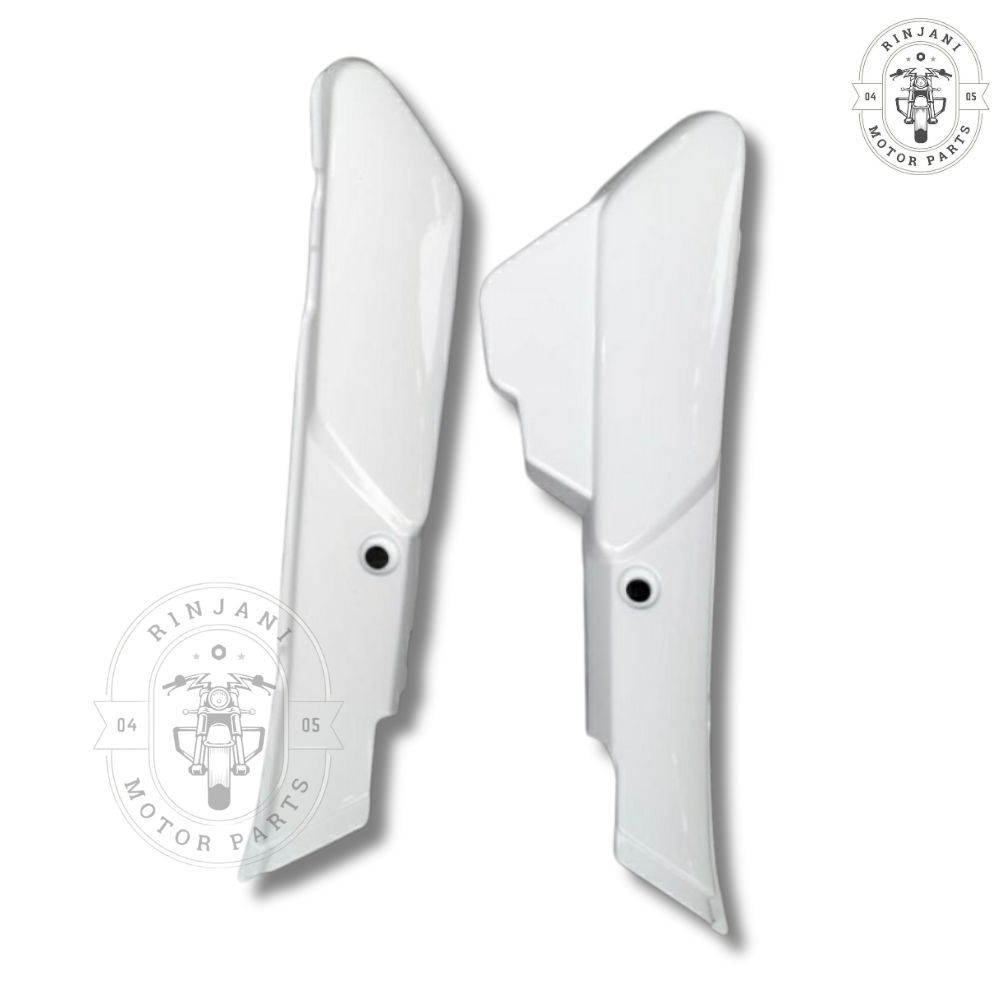 cover box aki Yamaha Alfa putih