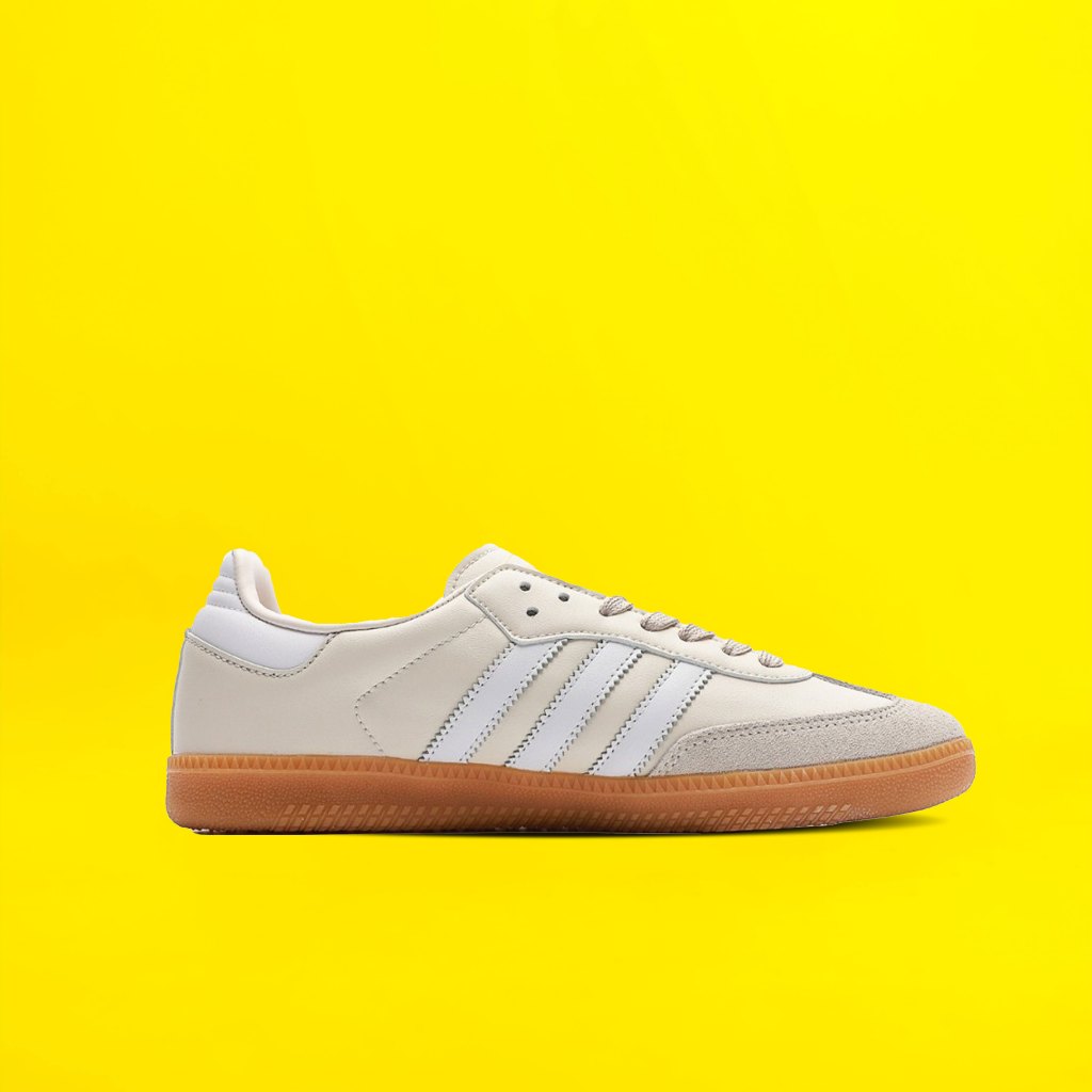 Sepatu Adidas Samba Vegan Beige Gum Original