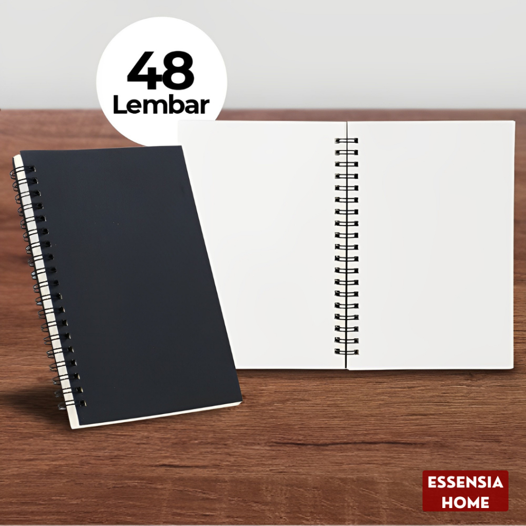 

ESSENSIA Sketchbook isi 100 halaman Sketch book Tracing Paper Buku Sketsa Sketchbook - Black White
