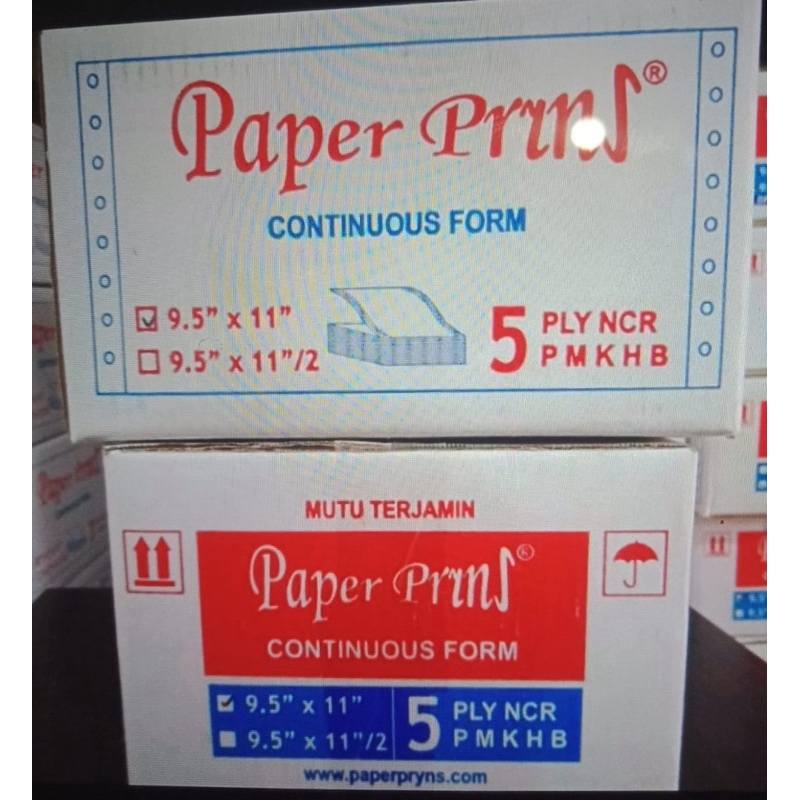 

CONTINUOUS FORM (9,5x11)5 PLY