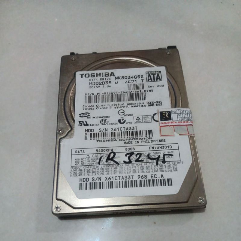 HARDISK MESIN FOTOCOPY CANON IR-3225/3235/3245