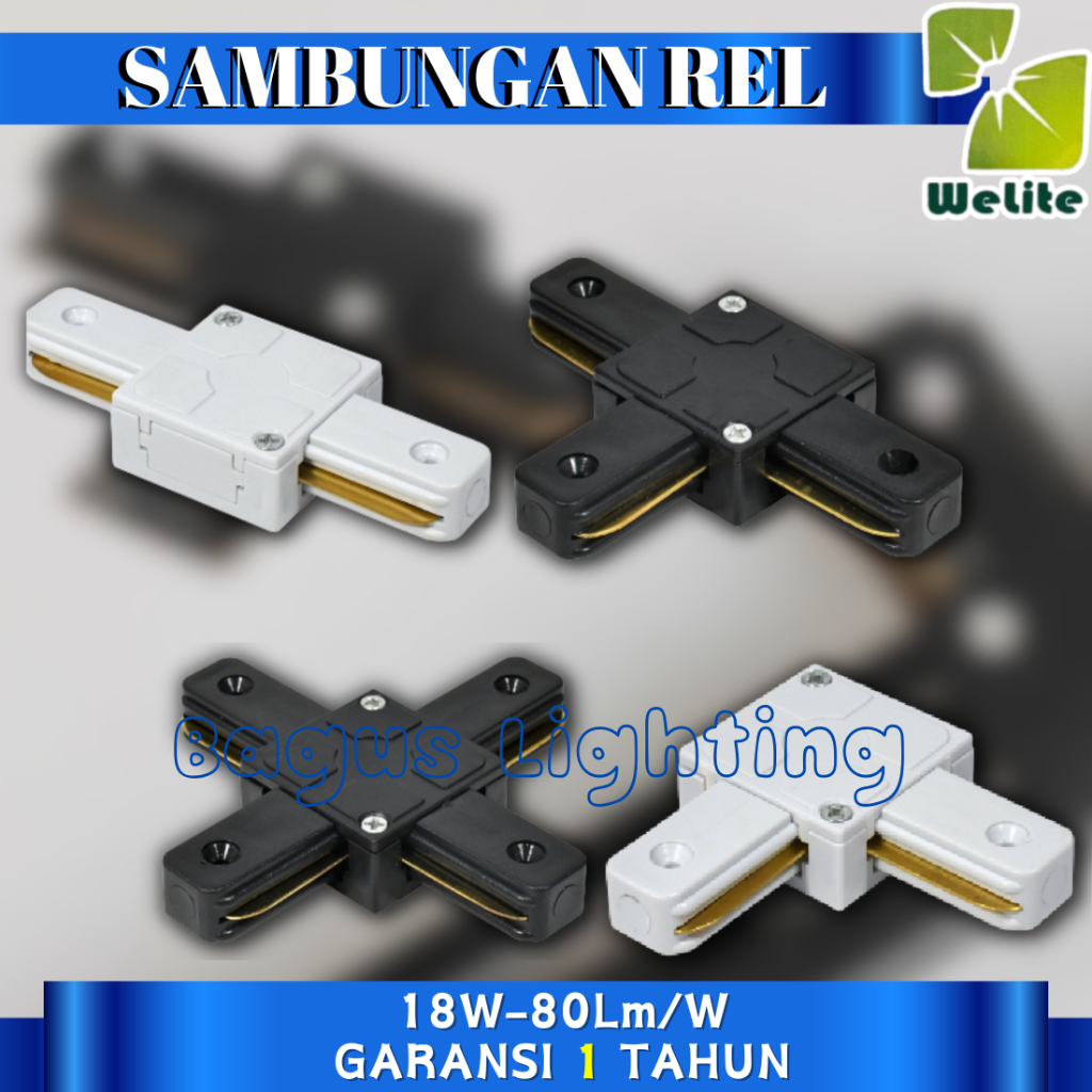 Sambungan Rel Track Universal Penyambung Rel Track Spotlight