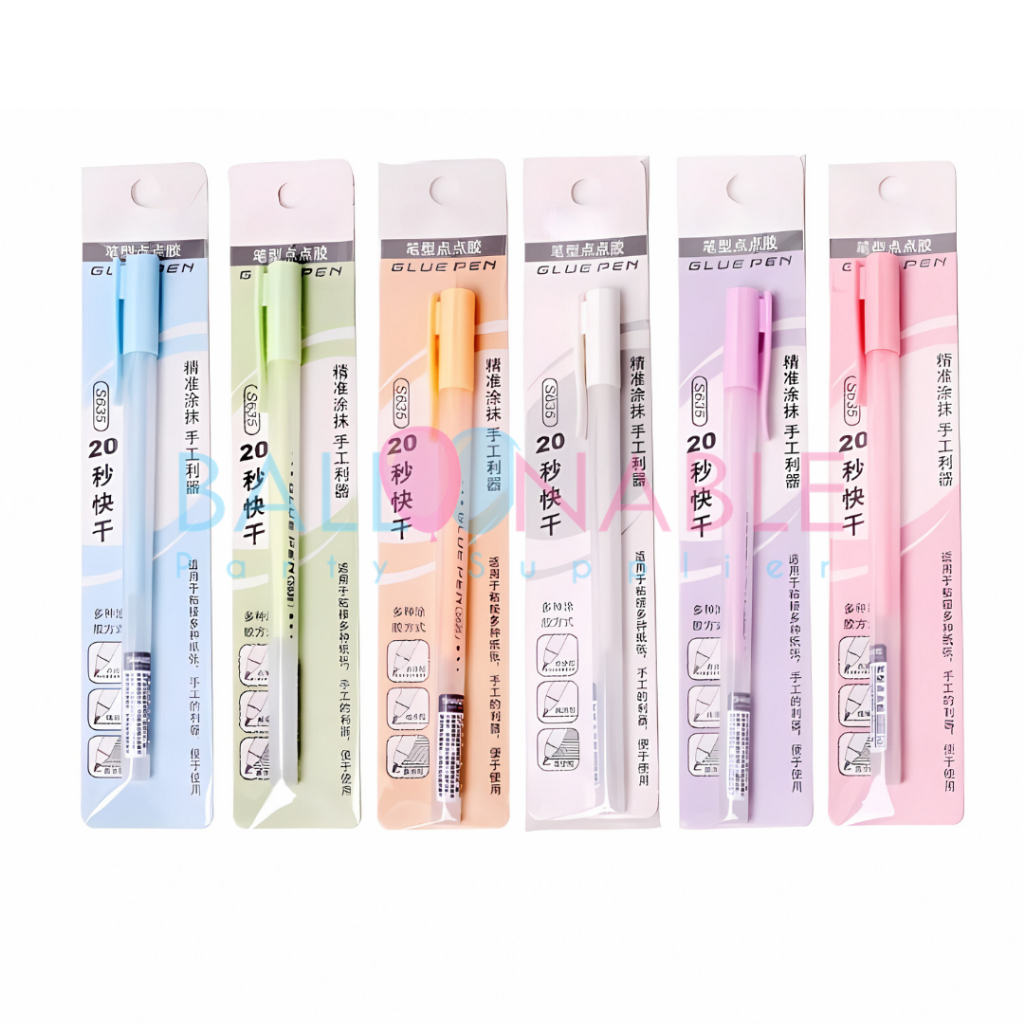 

Lem Kertas Bentuk Pulpen / Glue Pen Cair Kertas