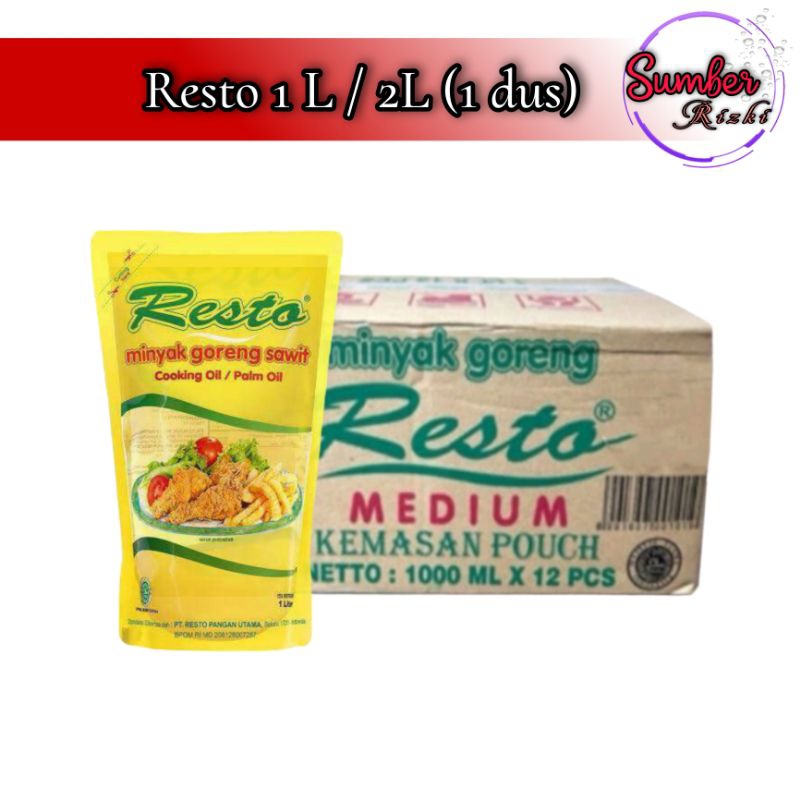 

Resto 1 Dus (1L/2L) Minyak Goreng Sawit