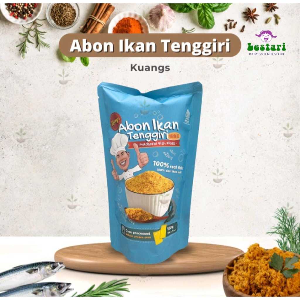 

KUANGS ABON IKAN TENGGIRI 20Gx5 SACHET,TERI OVEN CRISPY 3SACHETS 20G