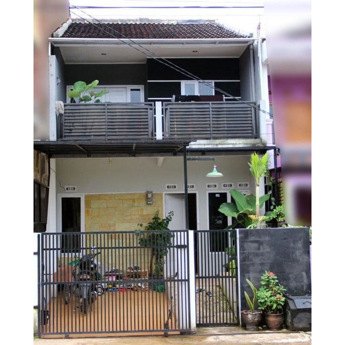 pagar besi galvanis minimalis