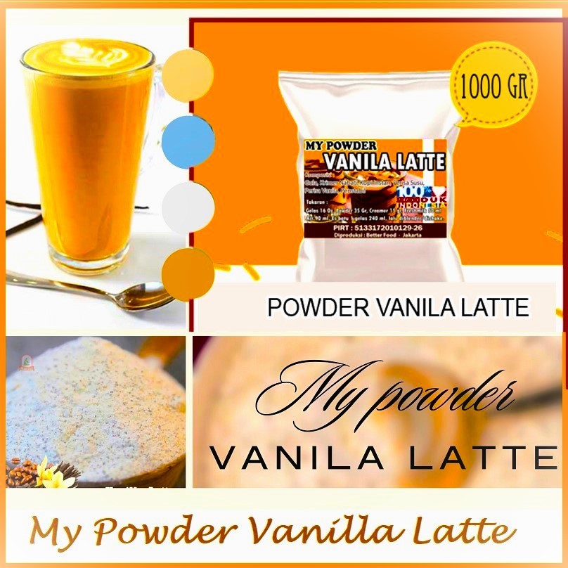 

Powder Vanilla Latte Regular - Bubuk Minuman rasa Vanilla Latte 1kg REGULER