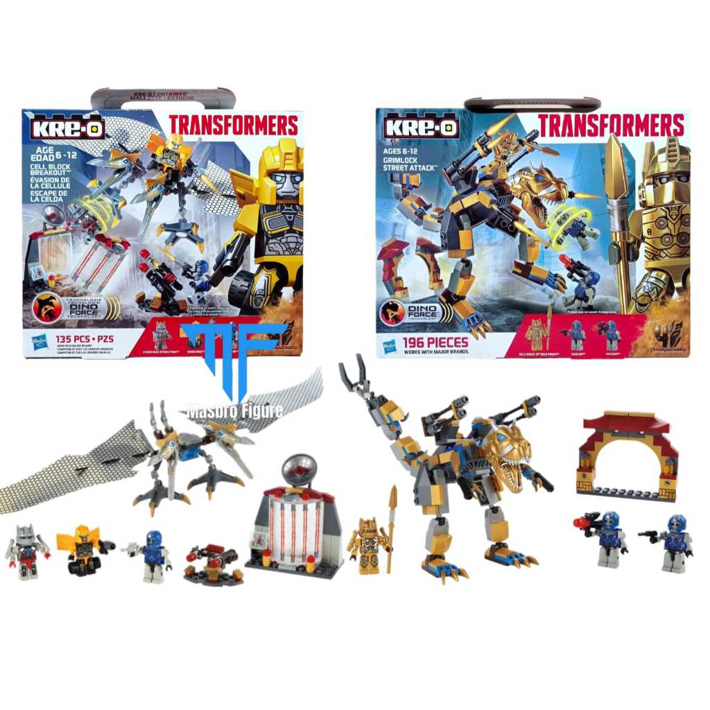 Action Figure Hasbro Kre-o Transformers Dino Force Technology Bumblebee