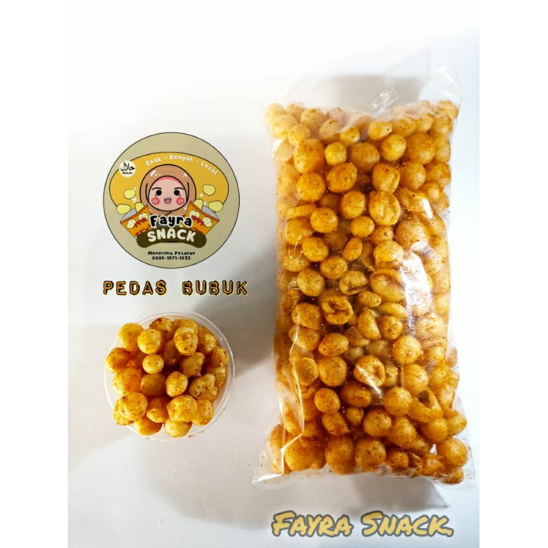 

Endog Lewo Emplod Lewo 1/2kg, Rasa Pedas Bubuk Cemilan khas Lewo