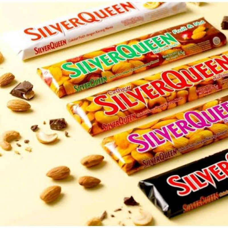 

Silverqueen 58gr Silver Queen Coklat Kacang