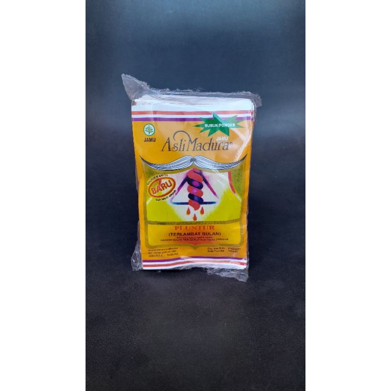 

Jamu Plunt*ur (Bubuk) Asli Madura Jokotole (Isi 10 Sachet)