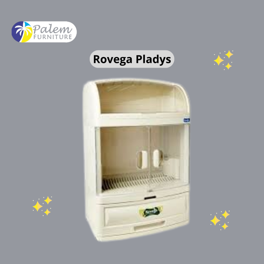 Rovega Pladys Rak Piring Plastik Serbaguna