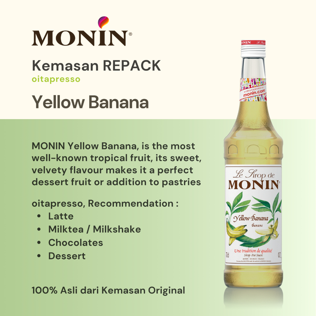 

REPACK - Monin Yellow Banana [100] g