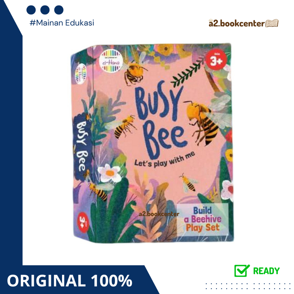[ABC] READY - Mainan Edukasi - Busy Book Busy Bee El-Hana Elhana
