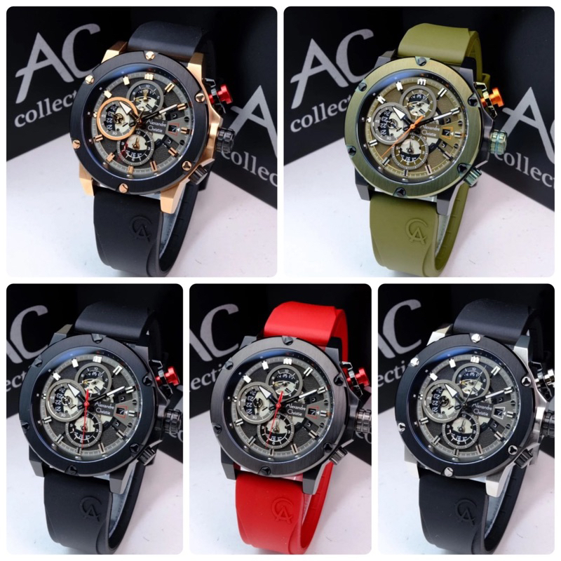 Jam Tangan Pria Alexandre Christie Ac 6491 Ac6491