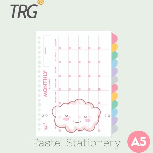 

Beli Pembatas Binder Loose Leaf A5 TRG 2 Holes 12 Tab Monthly Planner To Do List Divider Paper