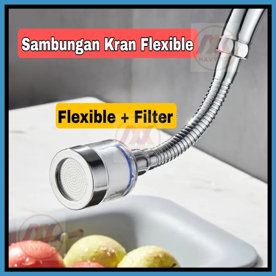 Filter Kran AIr Saringan Kran Flexible Filter Wastafel Dapur FKP-1