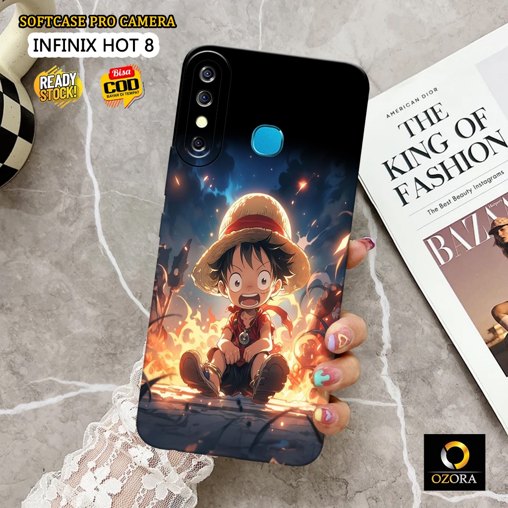 Case Infinix Hot 8 Terbaru - OZORA - Fashion Case Anime - Casing Hp Infinix Hot 8 - Softcase Infinix