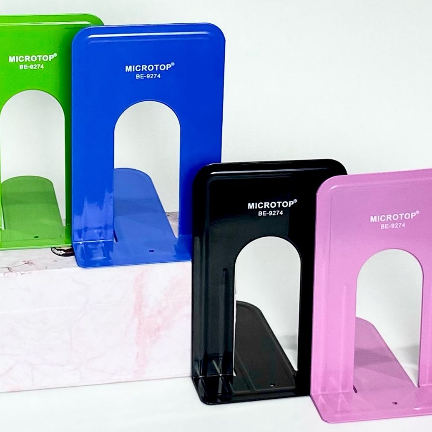 

Istimewa BOS Book End Pembatas Buku Besi Pembatas Buku Sekat Sekatan Buku